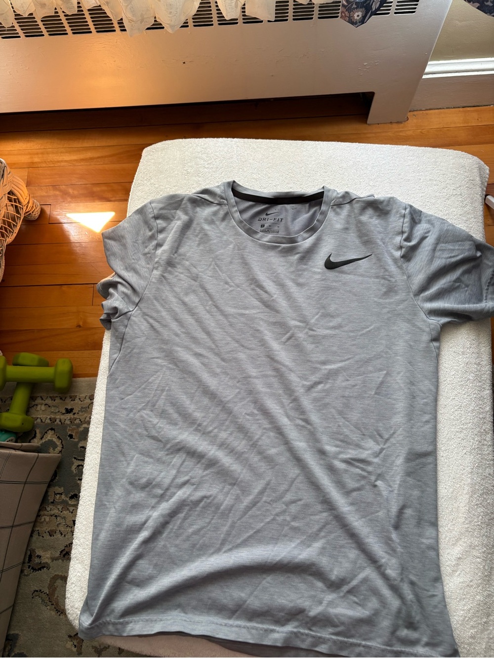 Nike Gray Dri-FIT Short Sleeve Athletic Tee